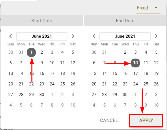 Date Filter on visualizations